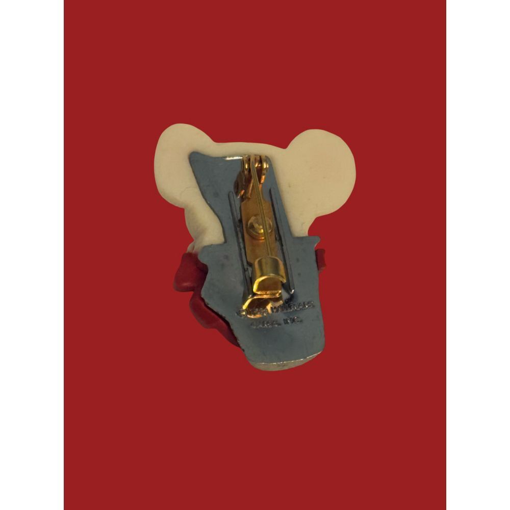 1984 Hallmark Christmas Mouse Pin – Sewing Theme - Picture 3 of 4